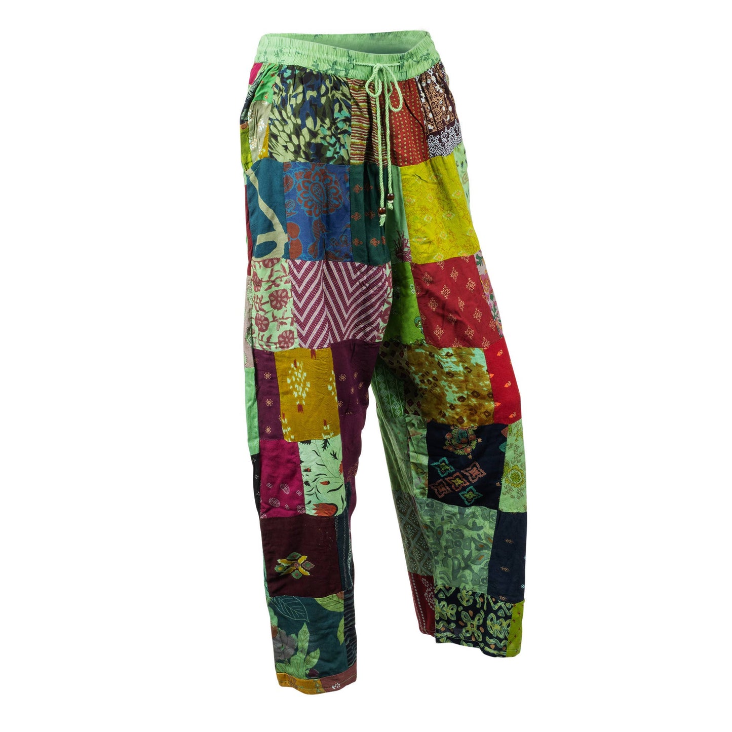 PATCHWORK PANTS STRAIGHT LEG