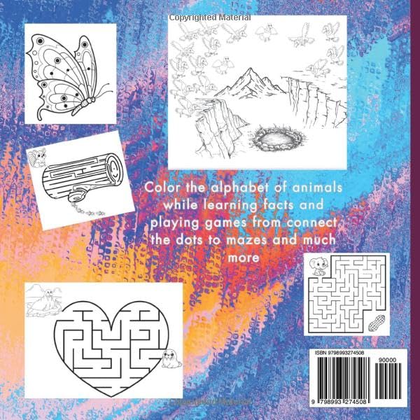 A B Z's: Animal & Activity Coloring Book