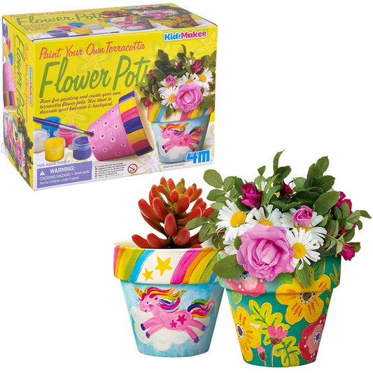 KidzMaker/Paint Your Own Terracotta Flower Pots