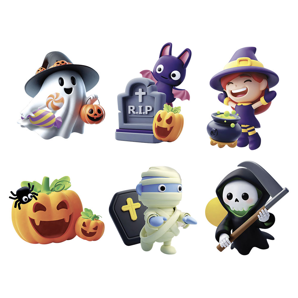 MOULD & PAINT/HALLOWEEN MAGNETS