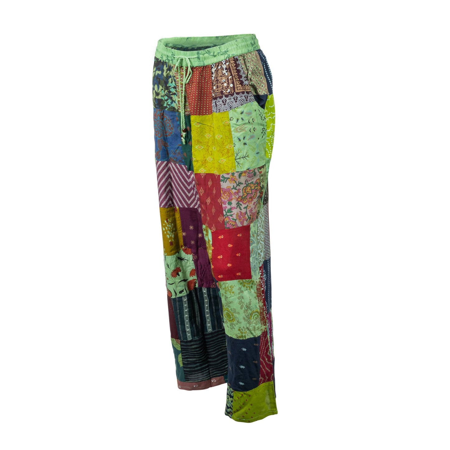 PATCHWORK PANTS STRAIGHT LEG