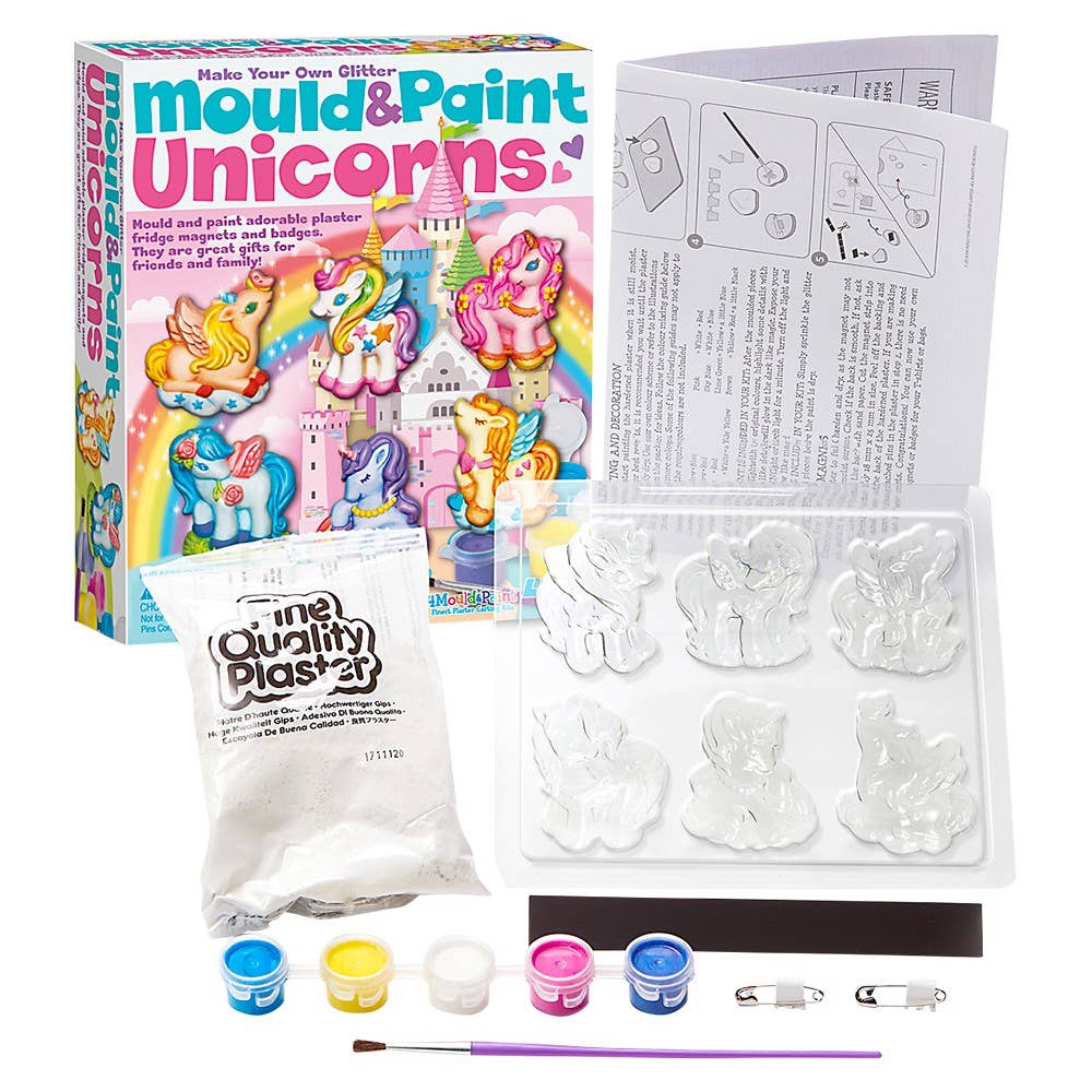 Mould & Paint/Glitter Unicorns