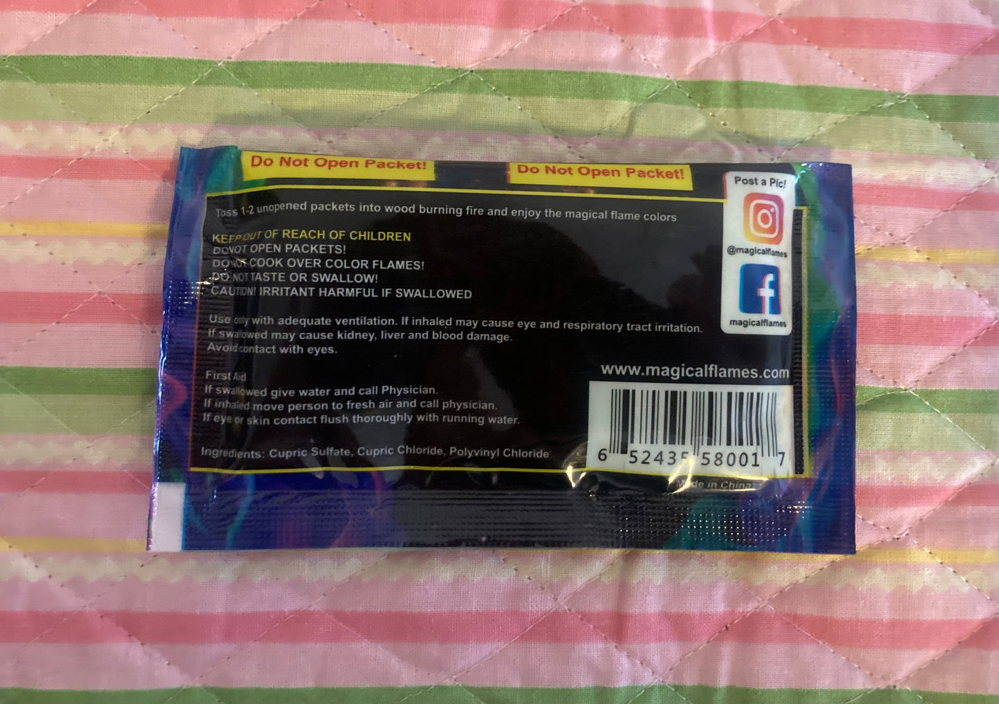 3 Pack Cosmic Flames Color Packets