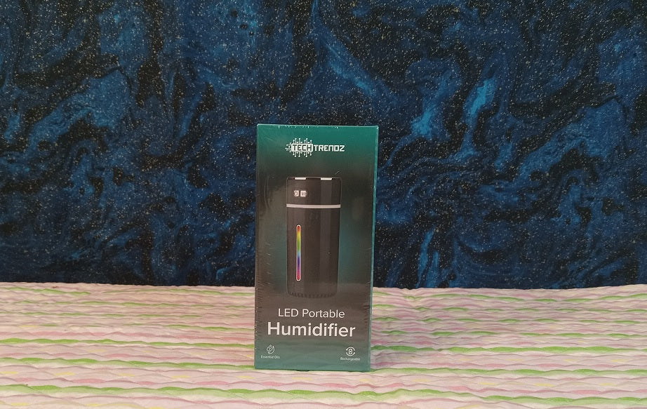 TechTrendz LED Portable Humidifier & Essential Oils